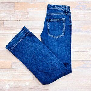 H&M Dark Wash Wide Leg Jeans | Relaxed Vintage Denim Look | Size 6